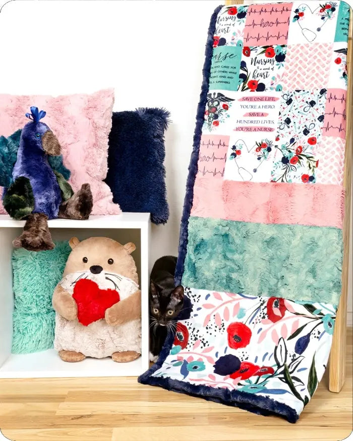 Sensational Strips Cuddle Kit - Work of Heart - Linda's Electric Quilters