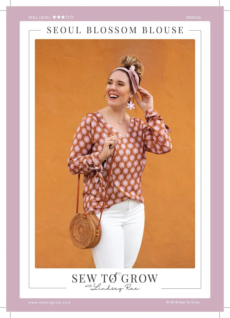 Seoul Blossom Blouse - Linda's Electric Quilters