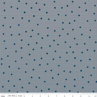 Serenity Blues Navy Gemstones 108 inch wideback quilt backing fabric 3-yard package by Gerri Robinson for Riley Blake Designs, ombre confetti print