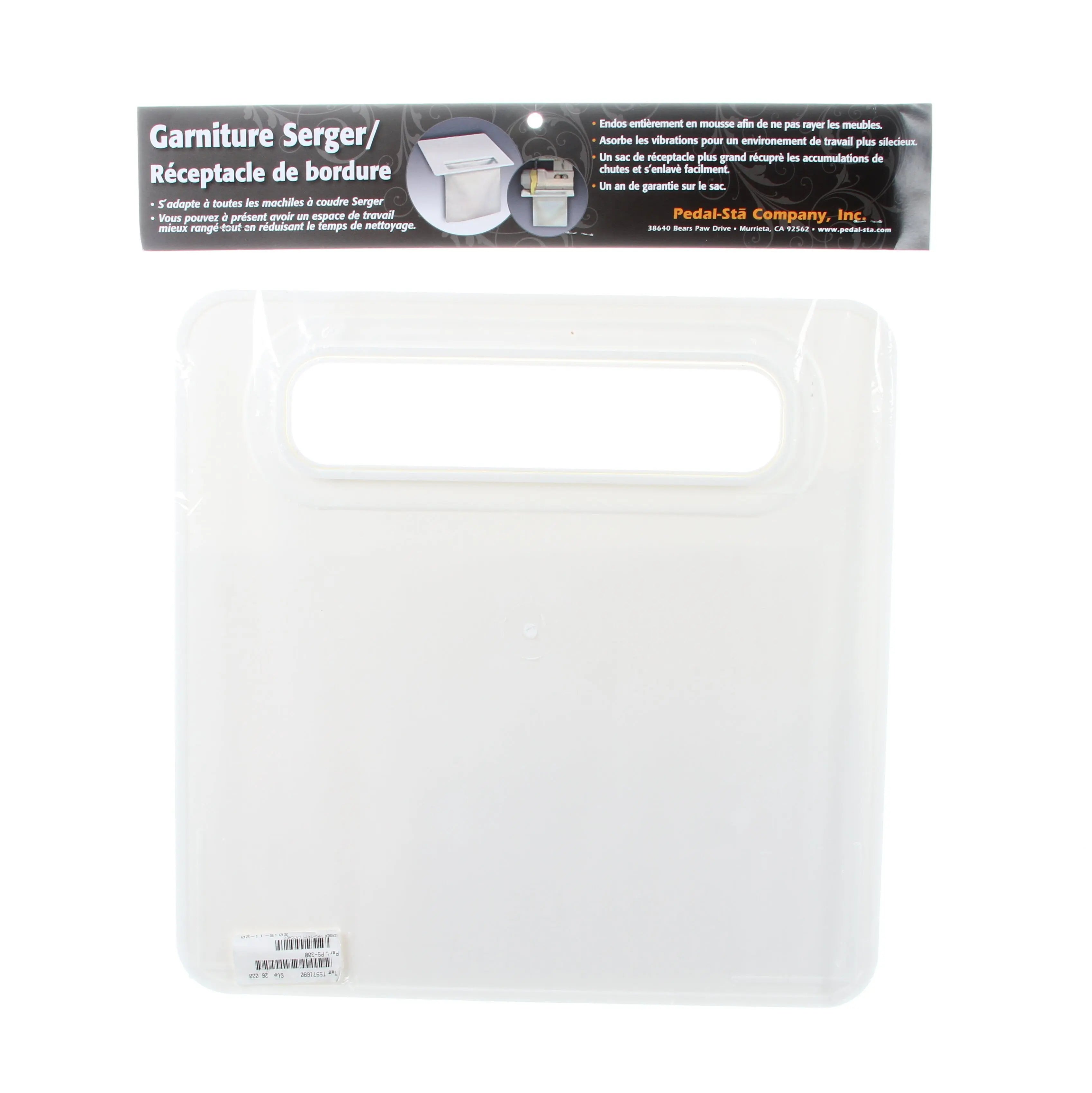 Serger pad Trim Catcher - Linda's Electric Quilters