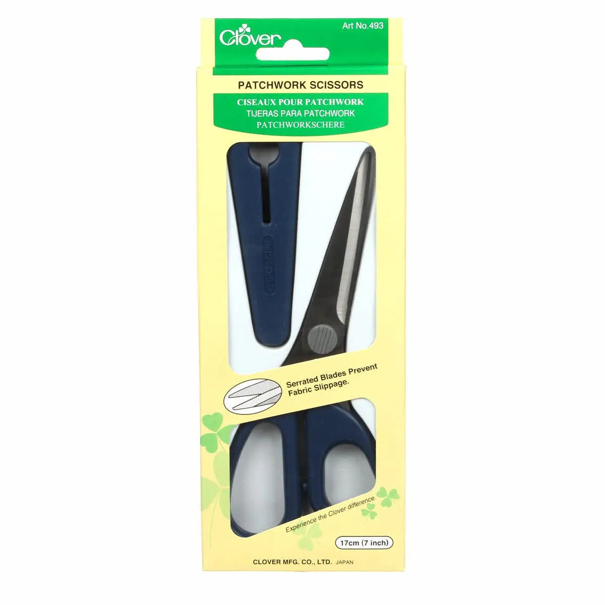 Serrated Patchwork Scissor 7in
