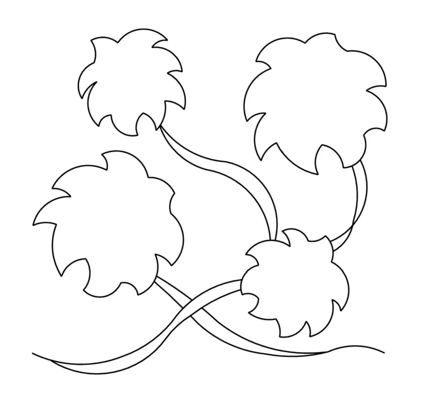 Seussical Trees E2E - Linda's Electric Quilters