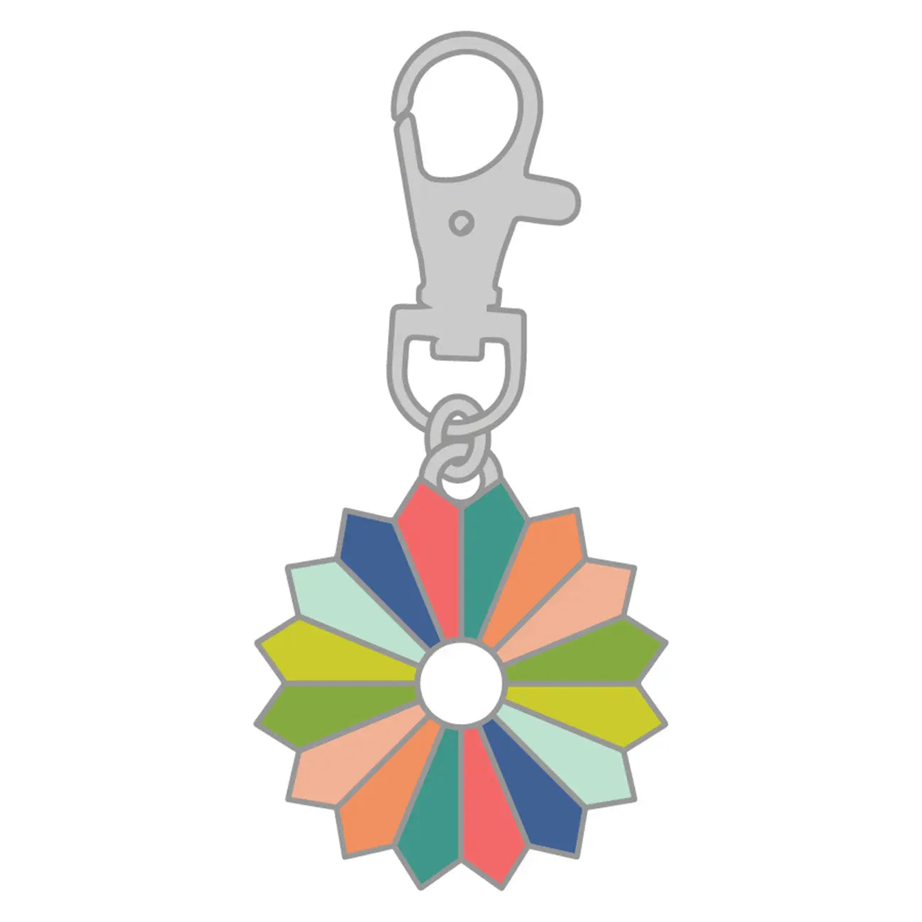 Sew Charming Dresden Enamel Charm - Linda's Electric Quilters