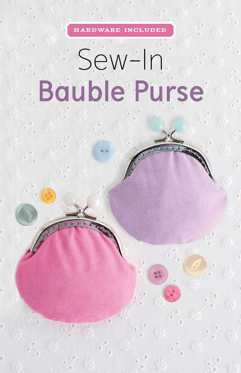 Sew-In Bauble Purse Kit - Linda's Electric Quilters