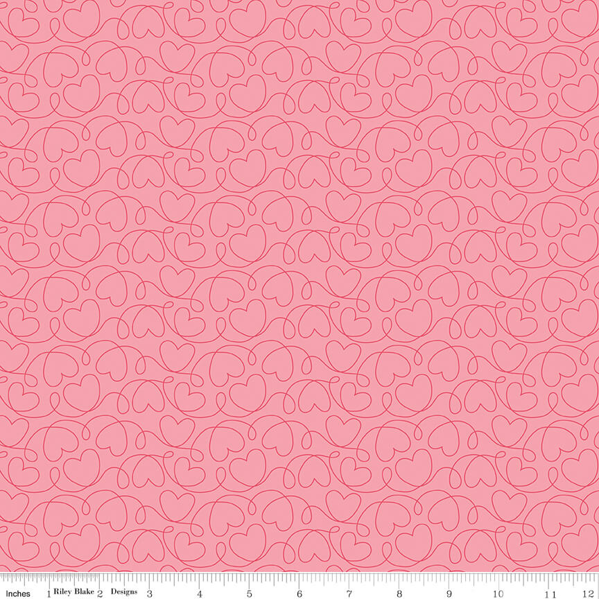 Sew in Love - Tonal - Rose 44"/45" Fabric Per Yard