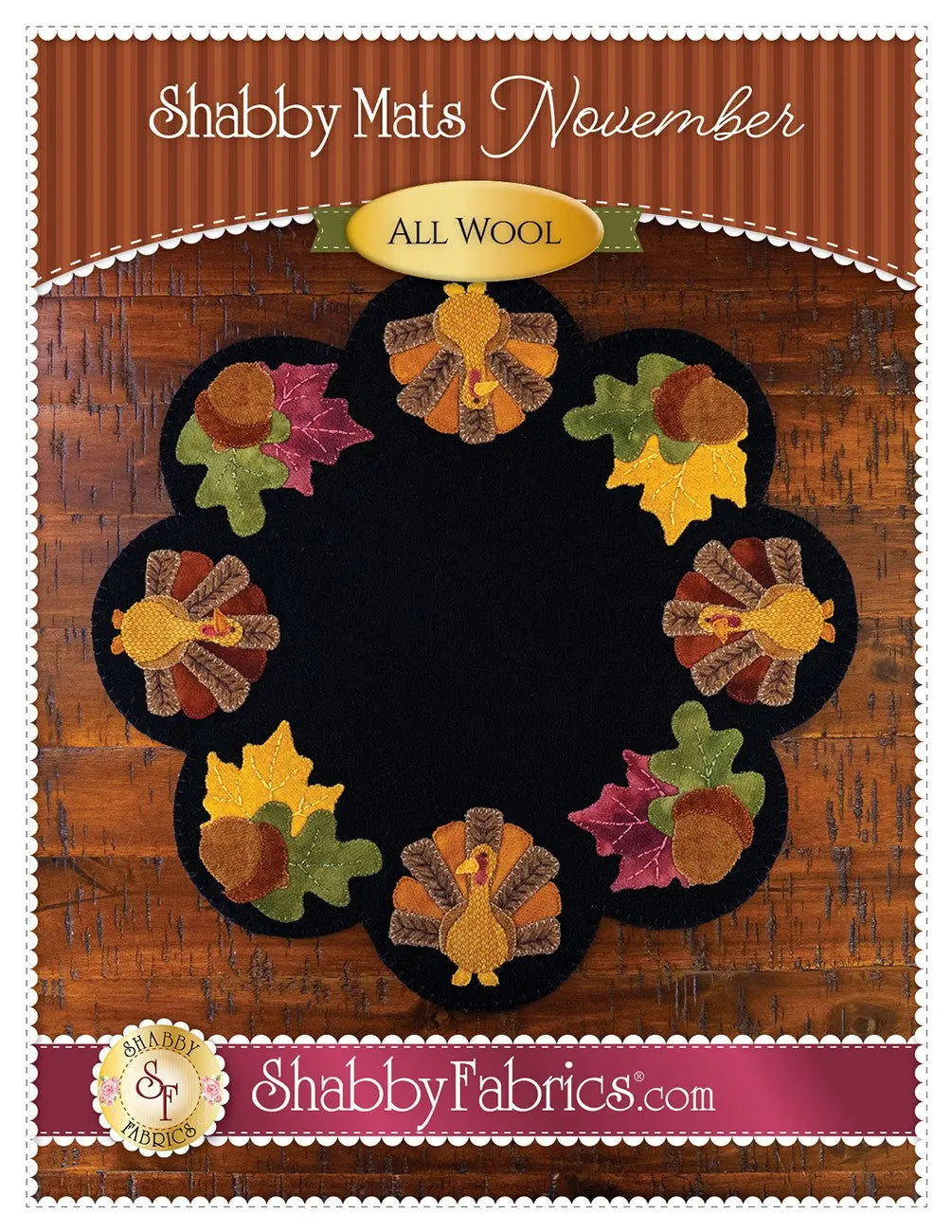 Shabby Mats - November - Linda's Electric Quilters