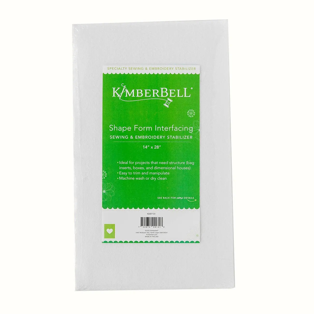 Shape Form Interfacing 14in x 28in - Linda's Electric Quilters