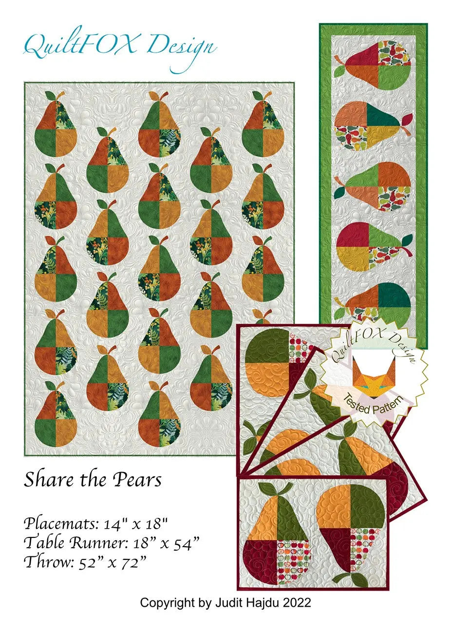 Share the Pears - Linda's Electric Quilters