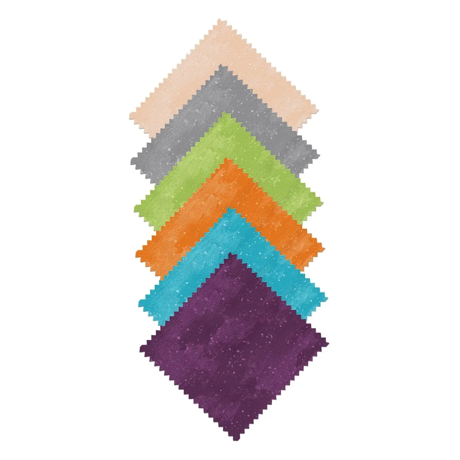 Shimmer Tonals Charms 5 Inch Squares Multi Color Quilting Cotton Fabric - Linda's Electric Quilters