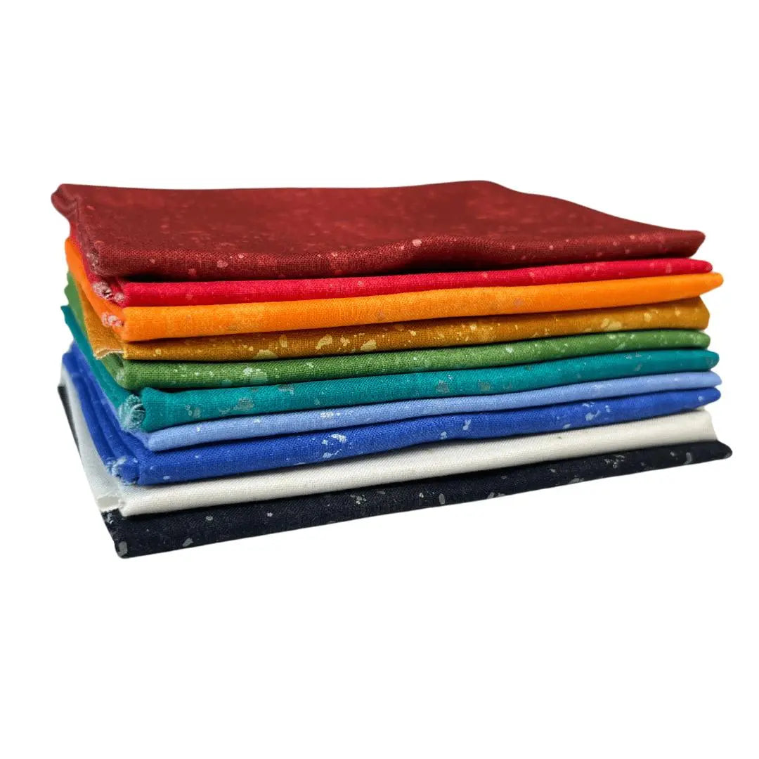 Shimmer Tonals Cotton Fabric - Fat Quarter Set - Linda's Electric Quilters