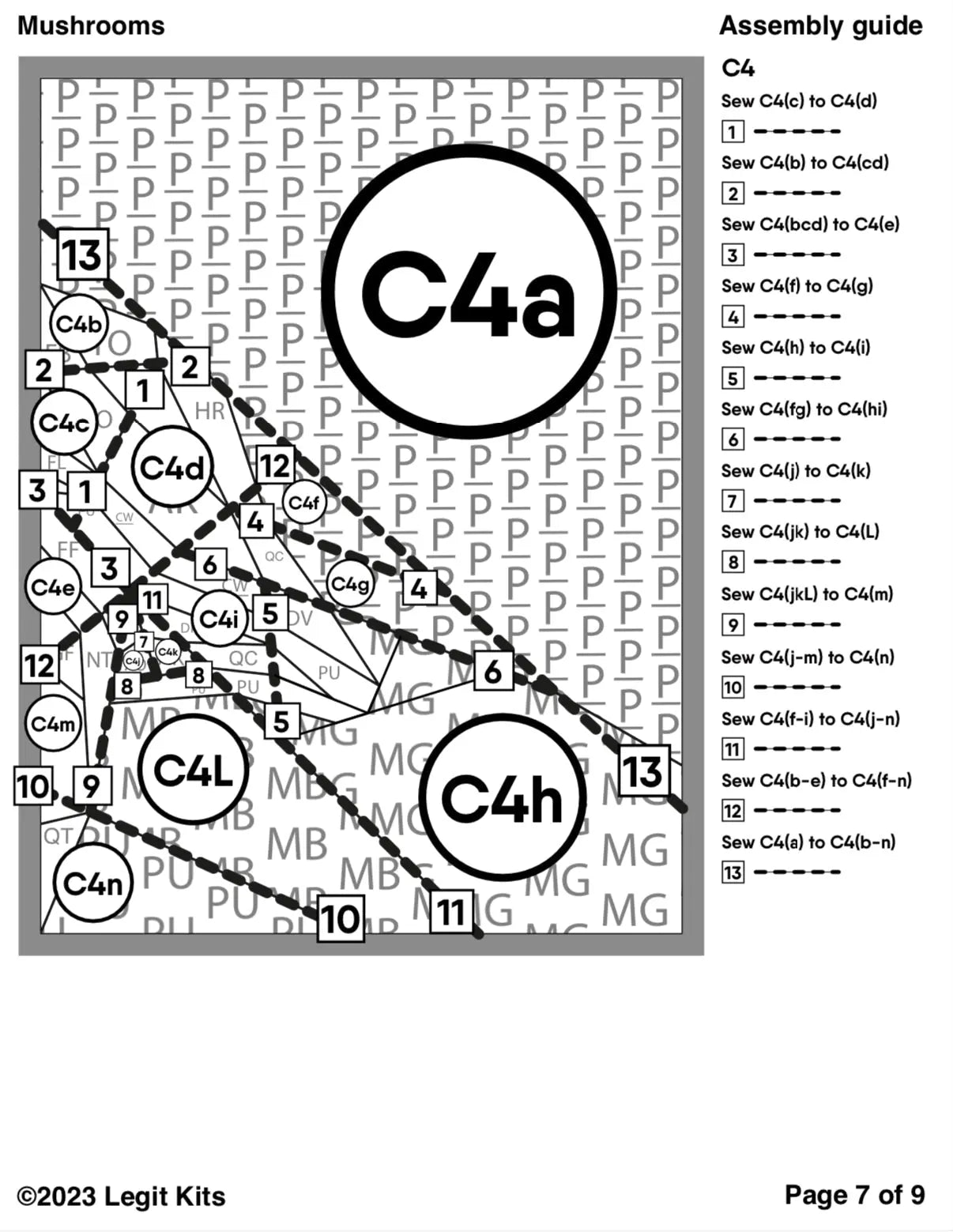 Shrooms Pattern Legit Kits