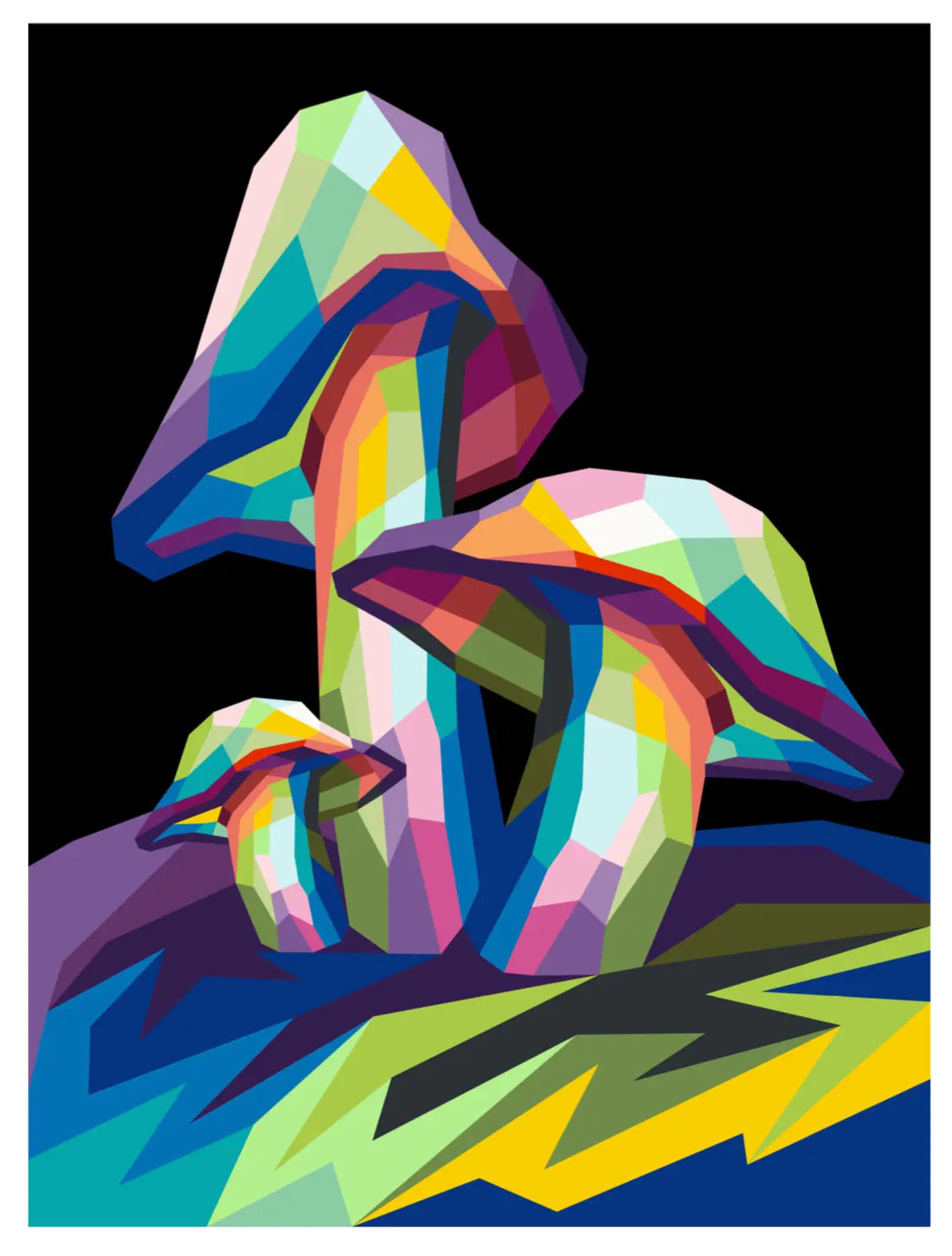 Shrooms Quilt Kit - Linda's Electric Quilters