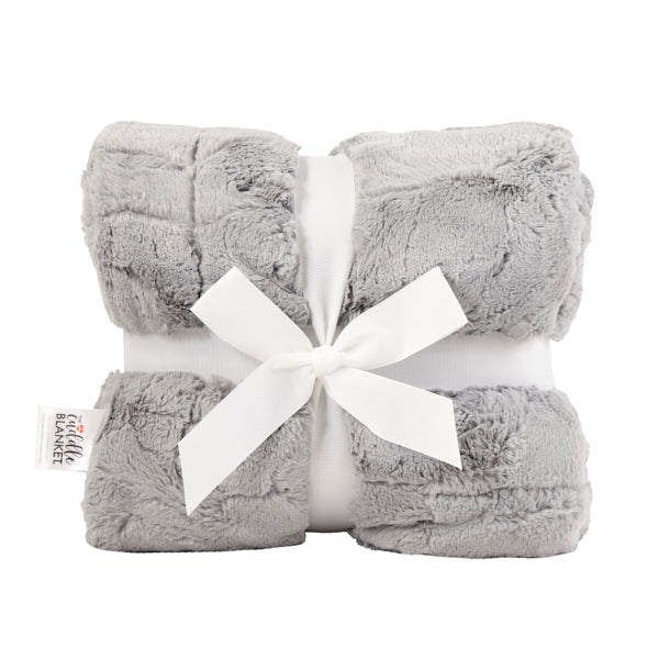 Silver Signature Luxe Cuddle Hide Blanket 60" x 72"