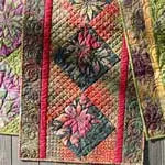 Silent Night Batik Table Runner (Digital Download) Linda's Electric Quilters