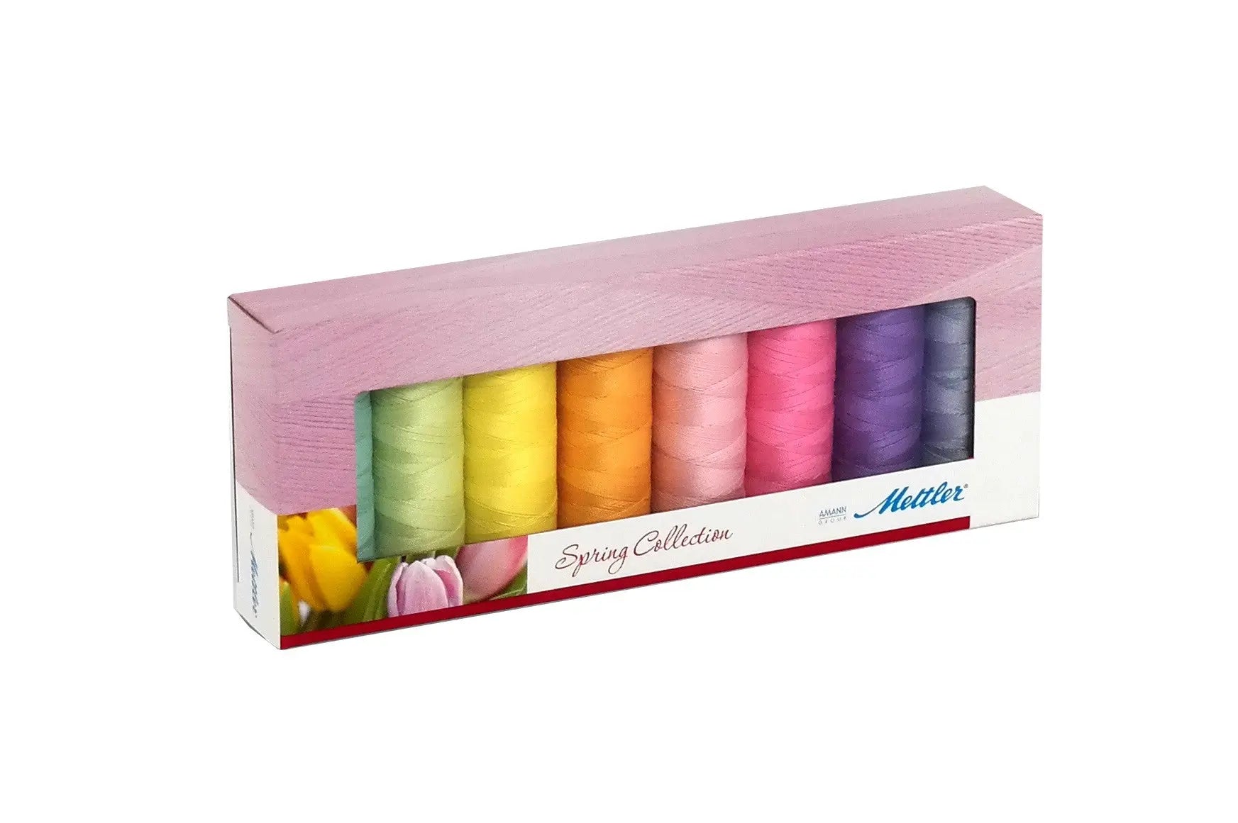 Silk Finish Cotton Thread Set 8 Spools Spring - Linda's Electric Quilters