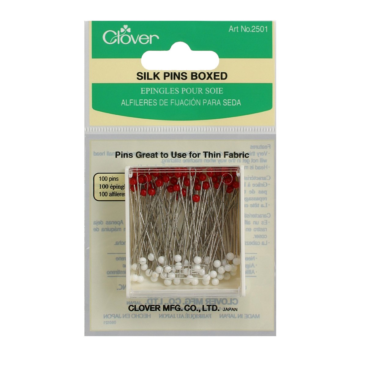 Silk Pins Boxed (100 ea.)
