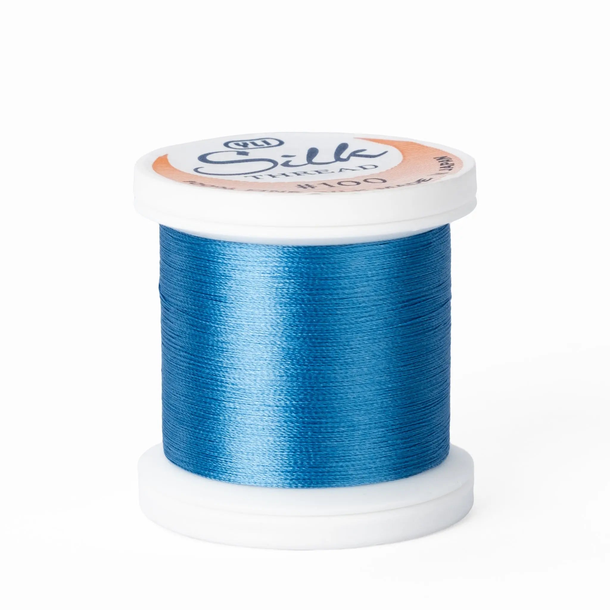 Silk #100 - 207 Electric Blue Spool YLI Threads