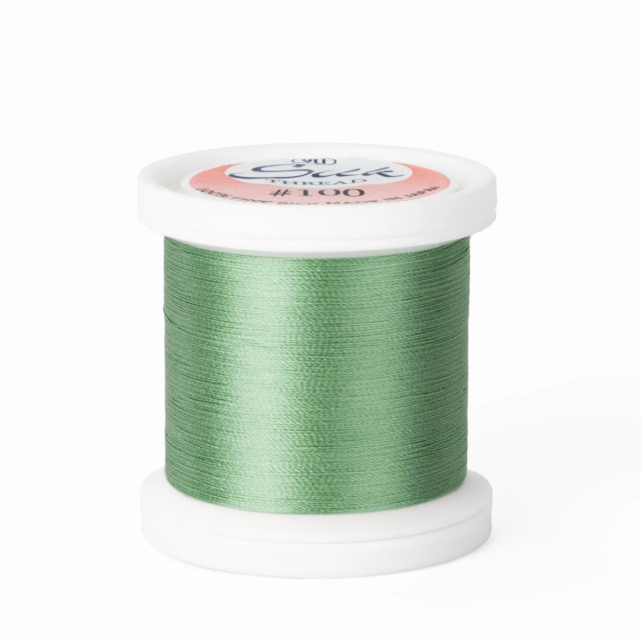 Silk #100 - 219 Medium Blue Green Spool YLI Threads