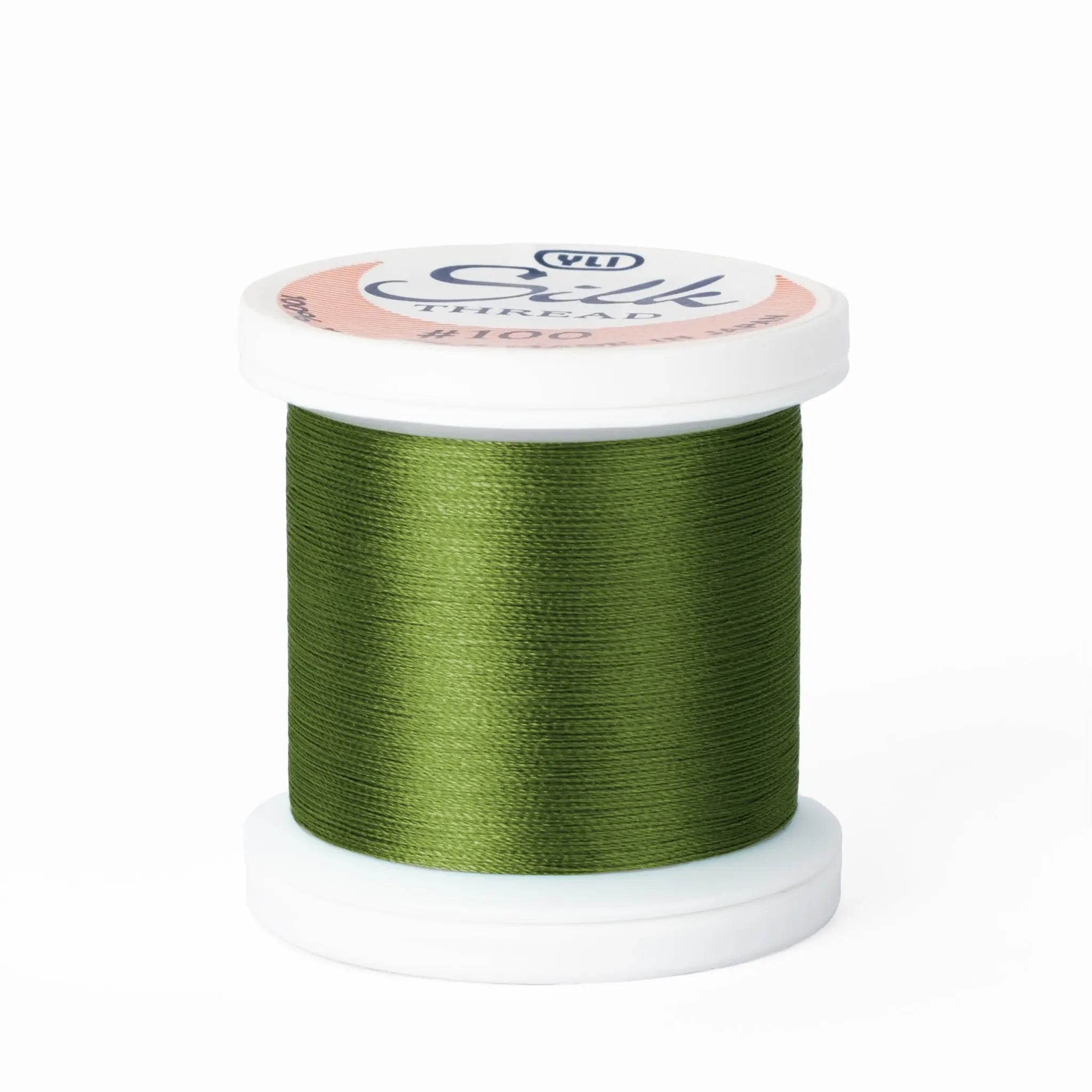 Silk #100 - 247 Leaf Green Spool YLI Threads