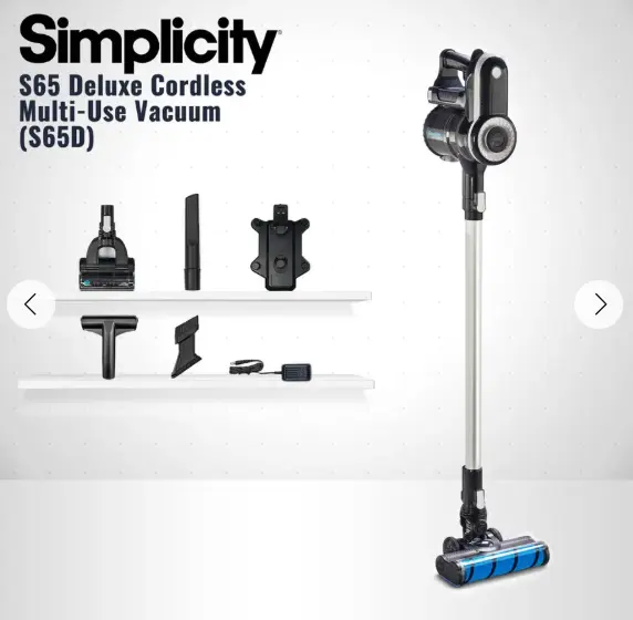 Simplicity S65S.2 Cordless Stick Vacuum High Country Quilts