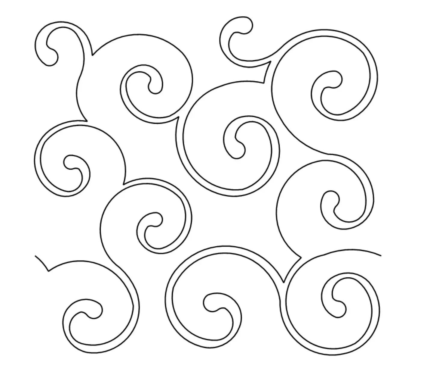 Simply Swirly E2E - Linda's Electric Quilters