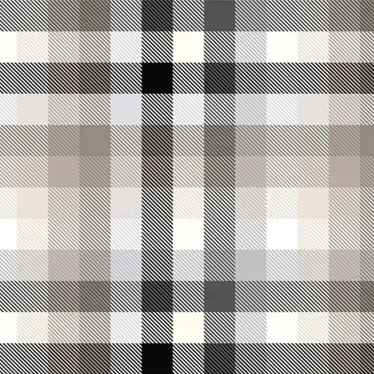 Simply Taupe Gray Plaid Cloud Cuddle Fabric per yard - Linda's Electric Quilters