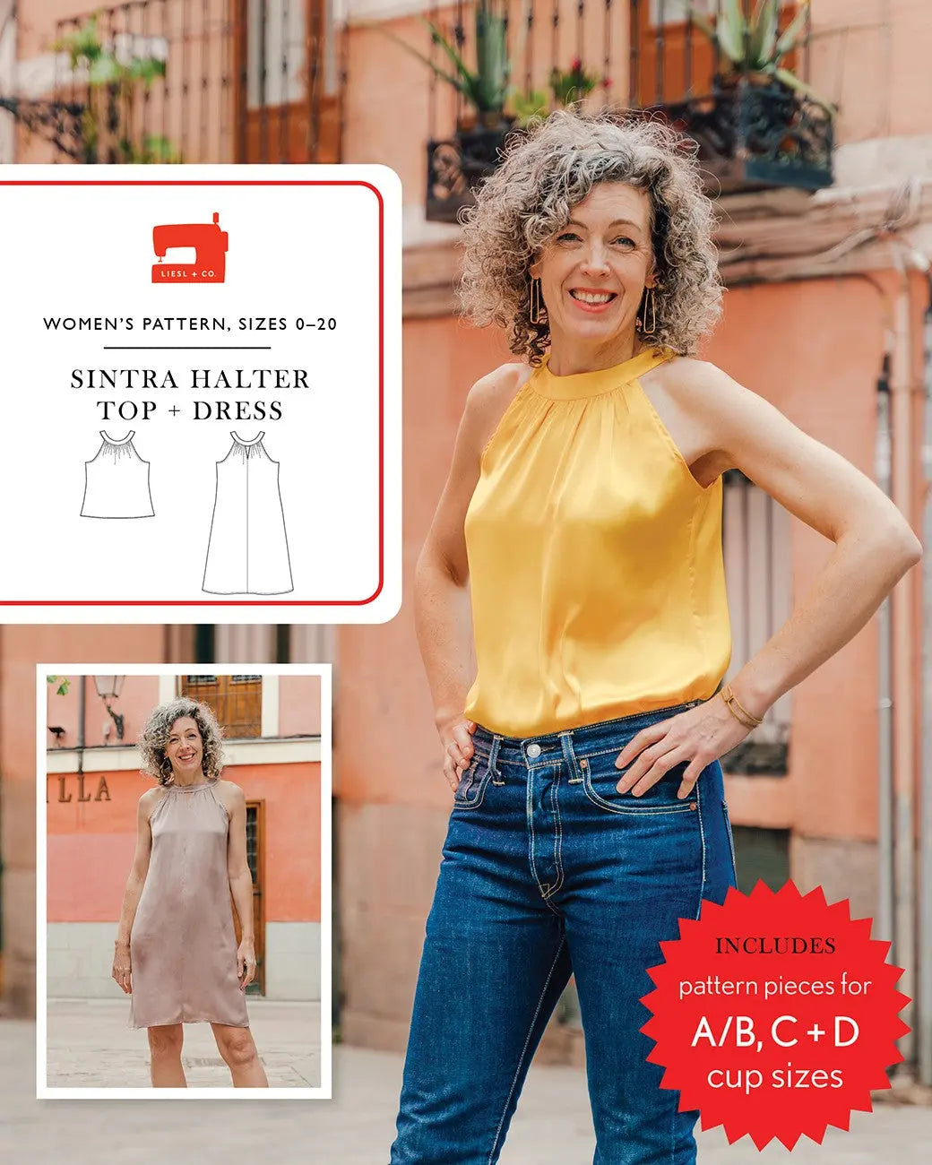 Sintra Halter Top & Dress - Linda's Electric Quilters