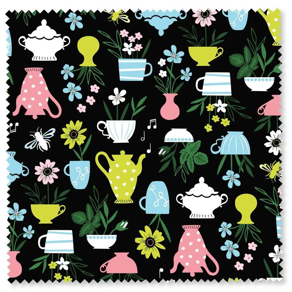 Sisters - Spill the Tea 44" / 45" Fabric Per Yard