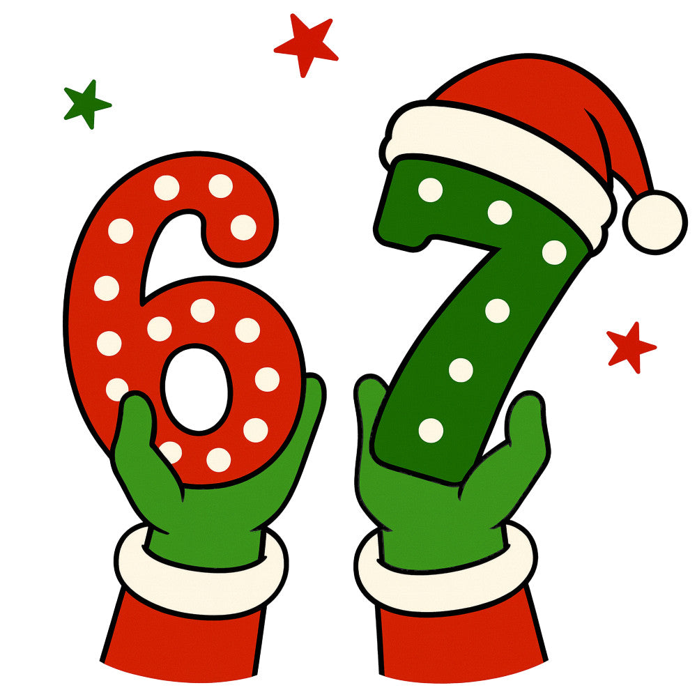 Six Seven Christmas Fabric Panel 8