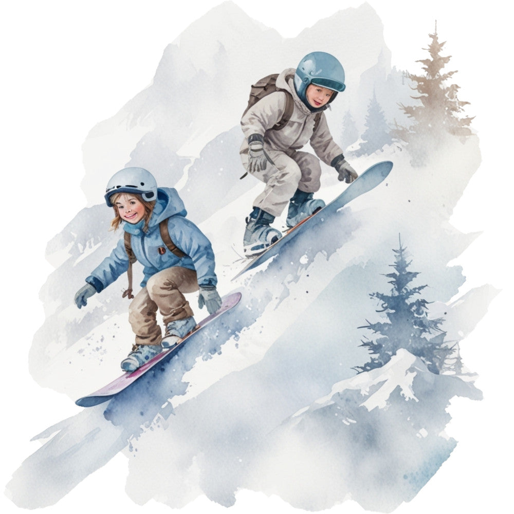 Ski Resort Fabric Panel 1