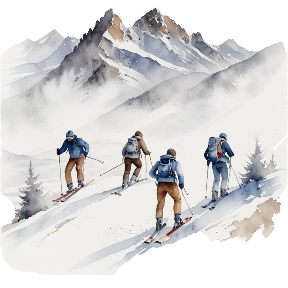 Ski Resort Fabric Panel 14