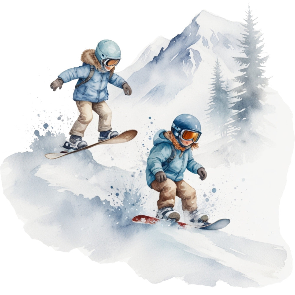Ski Resort Fabric Panel 7