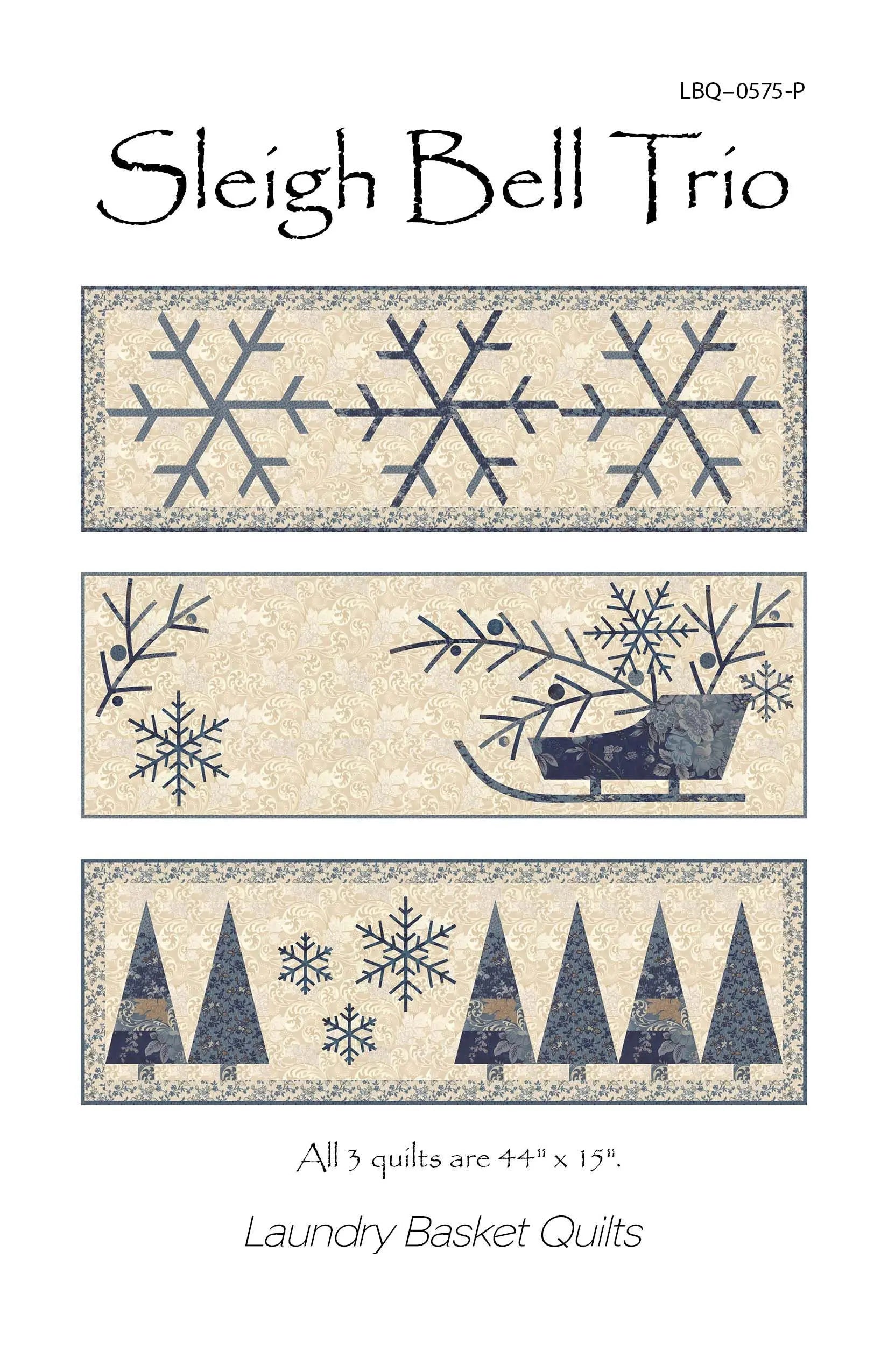 Sleigh Bell Trio - Linda's Electric Quilters