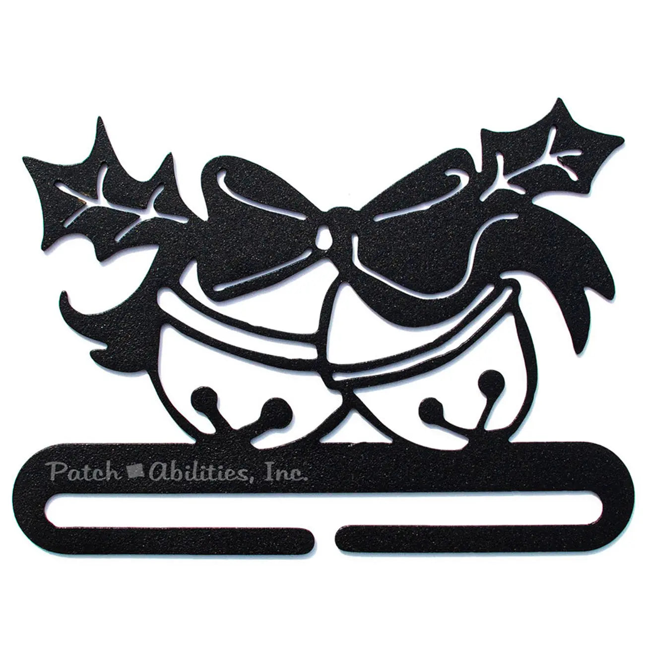 Sleigh Bells & Holly 6in Hanger - Linda's Electric Quilters