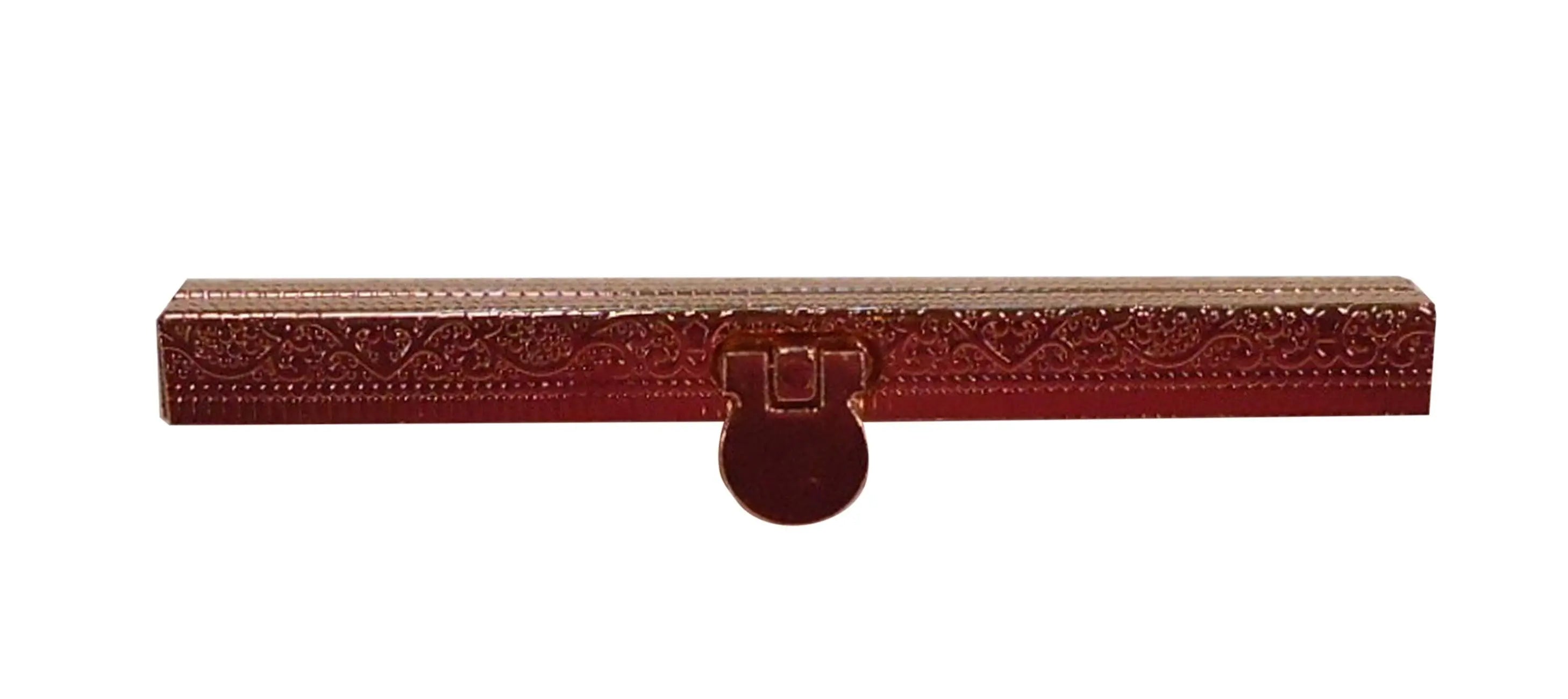 Small Embossed Wallet Clasp Rose Gold Checker Distributor