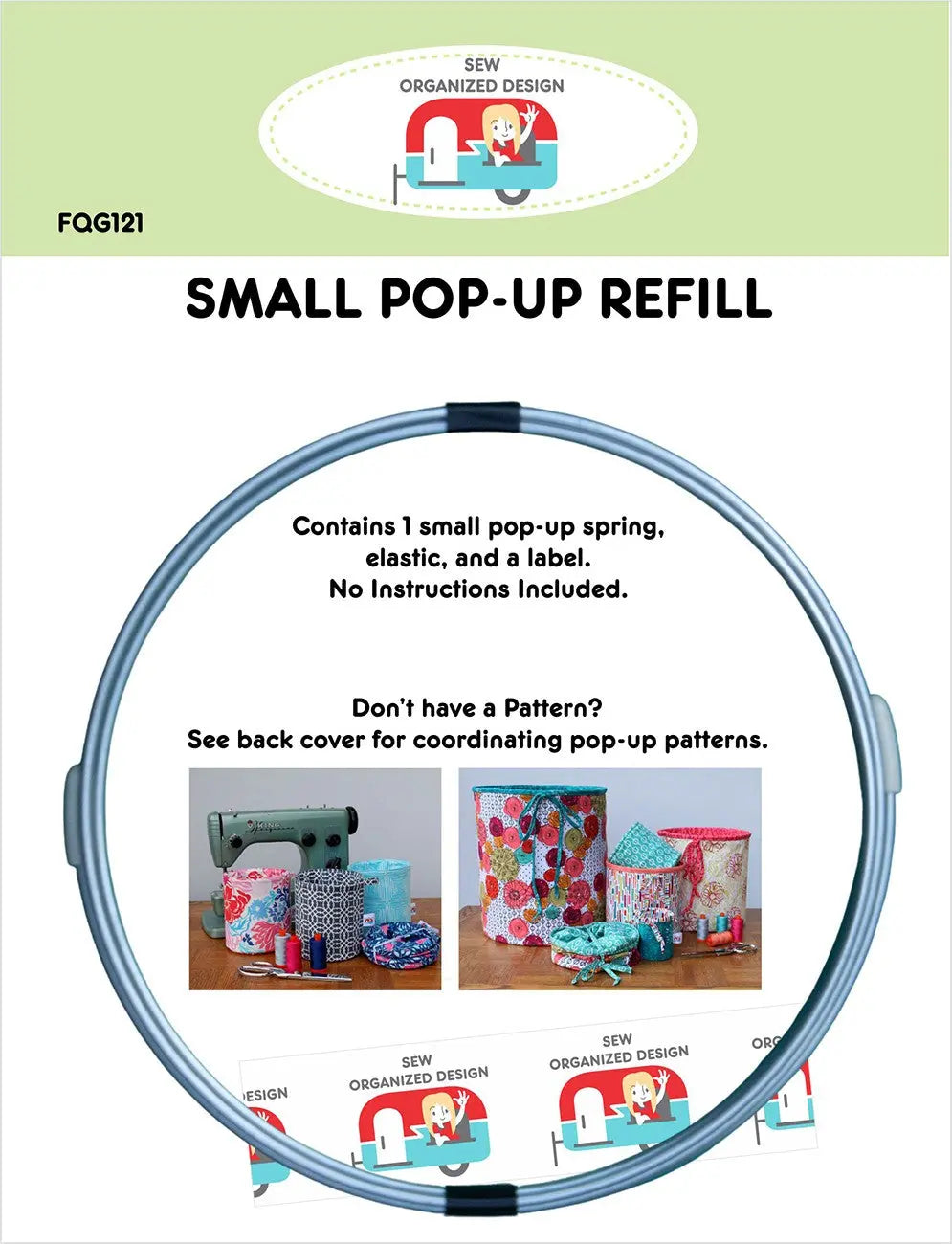 Small Pop Up Refill - Linda's Electric Quilters
