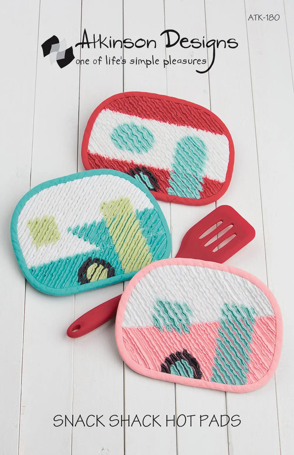 Snack Shack Hot Pads - Linda's Electric Quilters