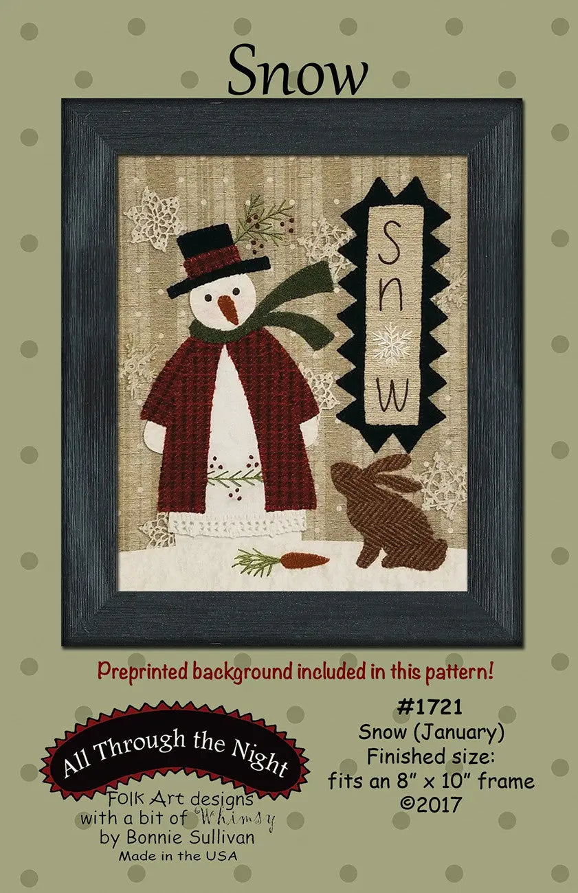 Snow - January - Linda's Electric Quilters