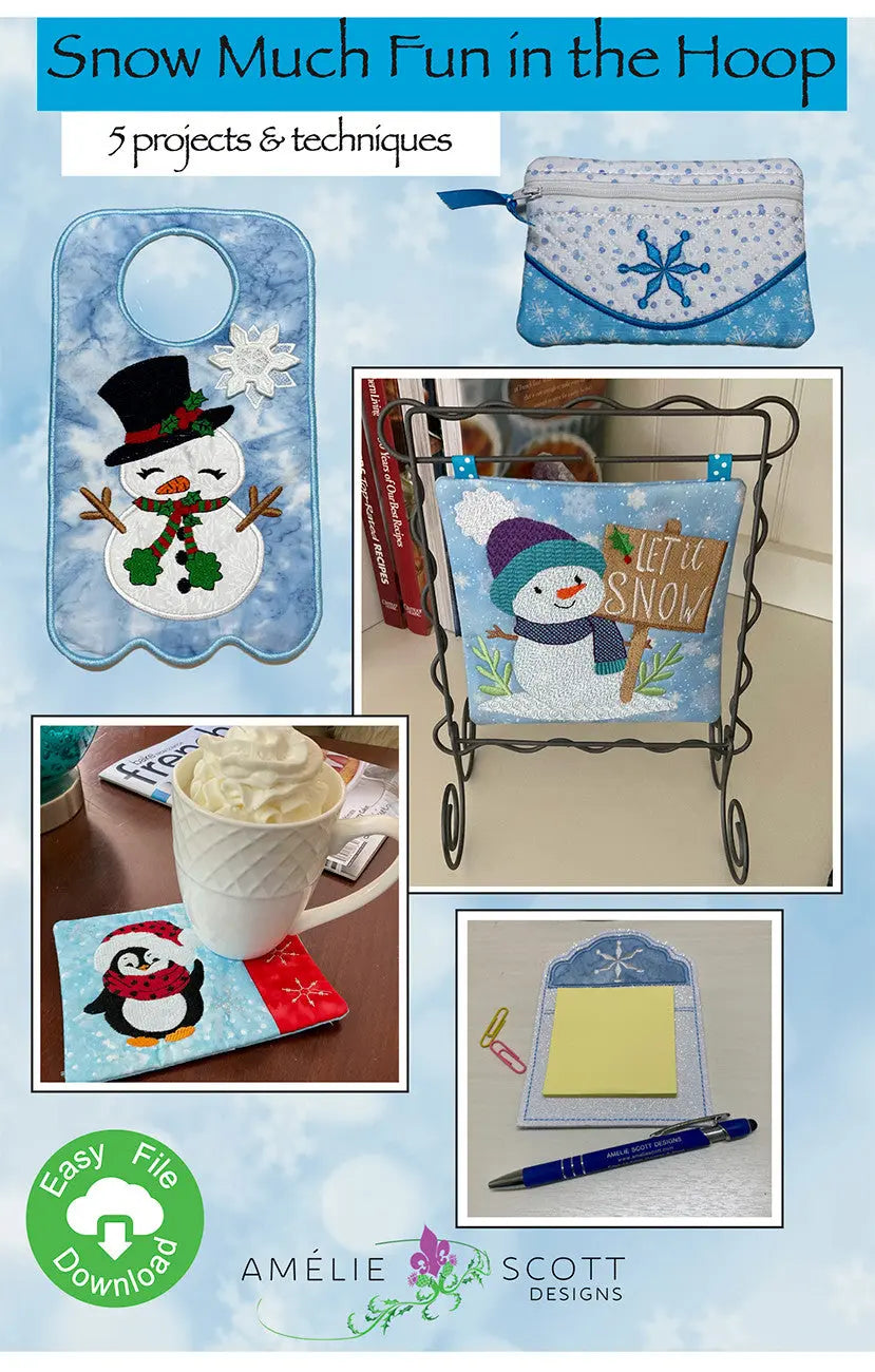 Snow Much Fun In the Hoop - Linda's Electric Quilters