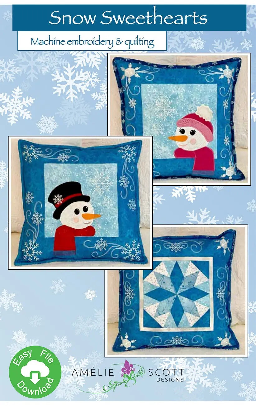 Snow Sweethearts - Linda's Electric Quilters