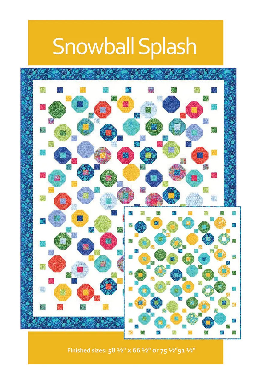 Snowball Splash - Linda's Electric Quilters