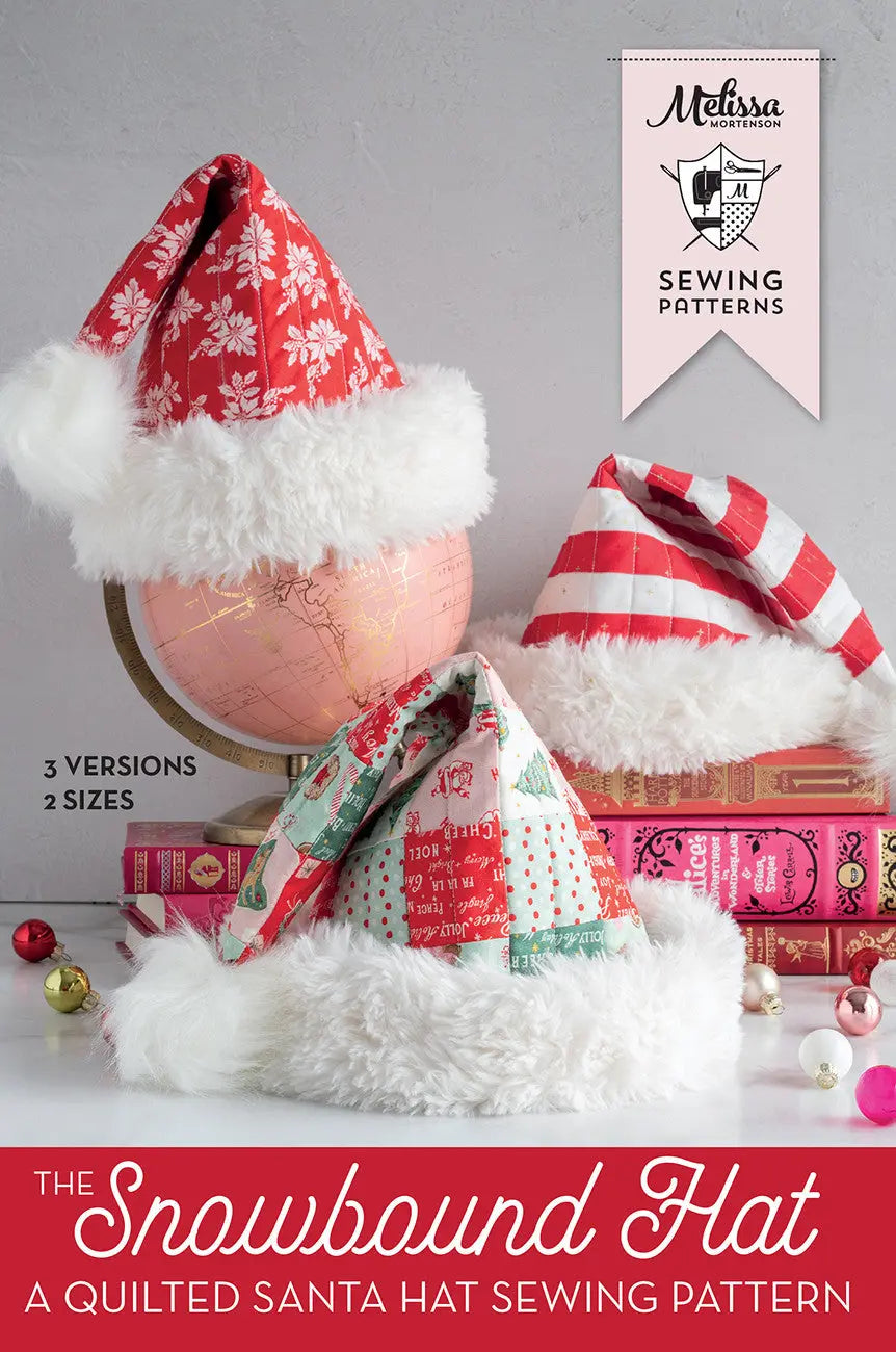 Snowbound Quilted Santa Hat Pattern - Linda's Electric Quilters