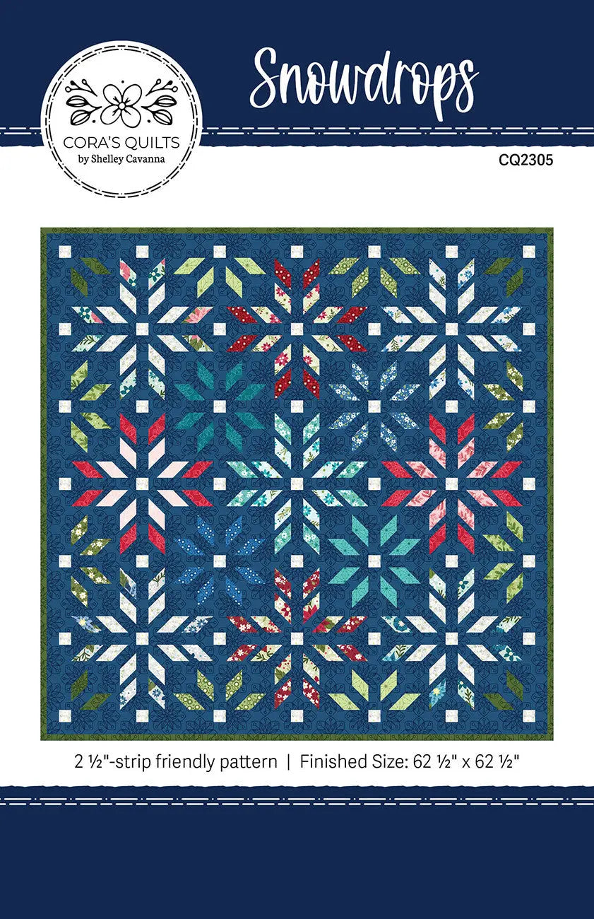 Snowdrops Quilt Pattern - Linda's Electric Quilters