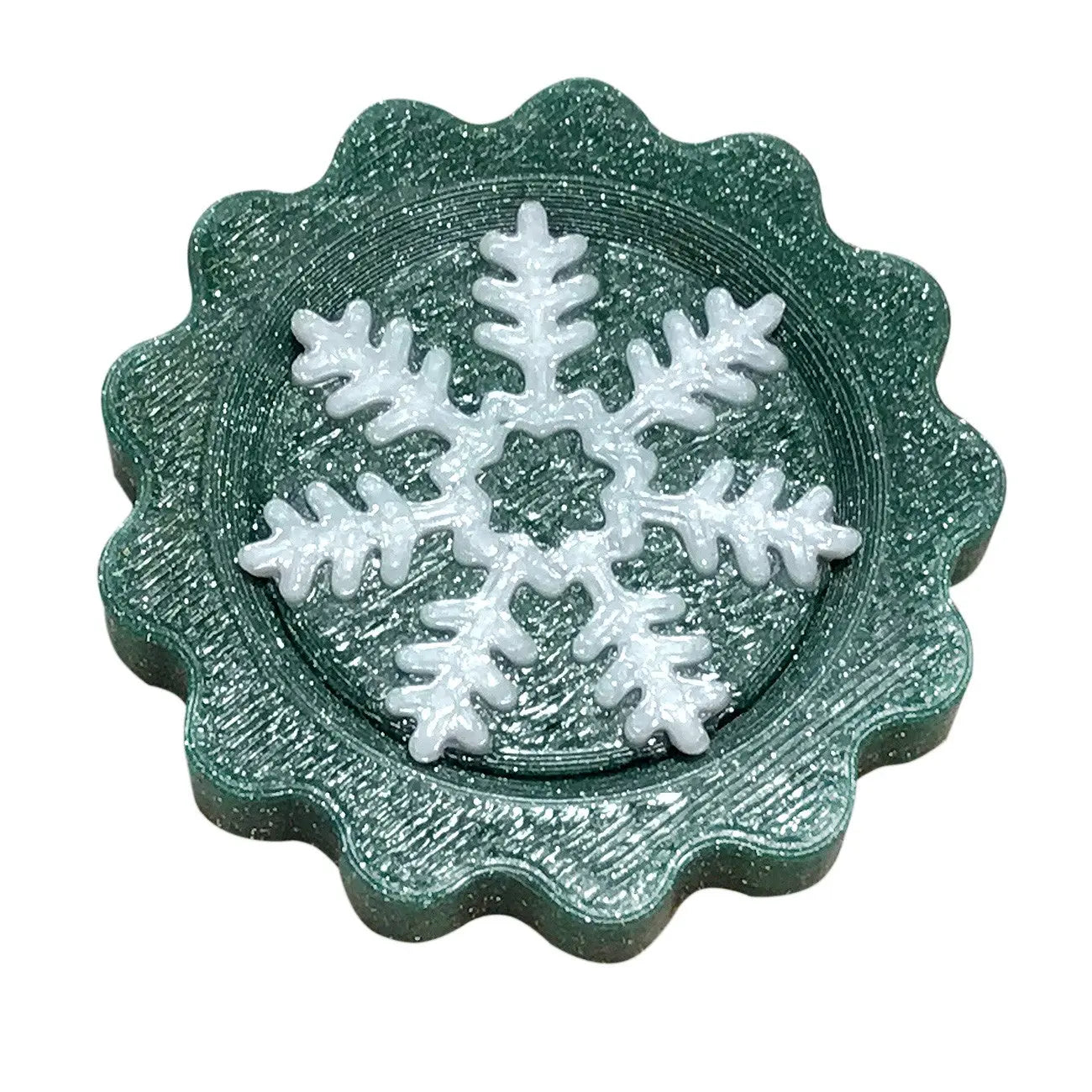 Snowflake Needle Minder Green Checker Distributor