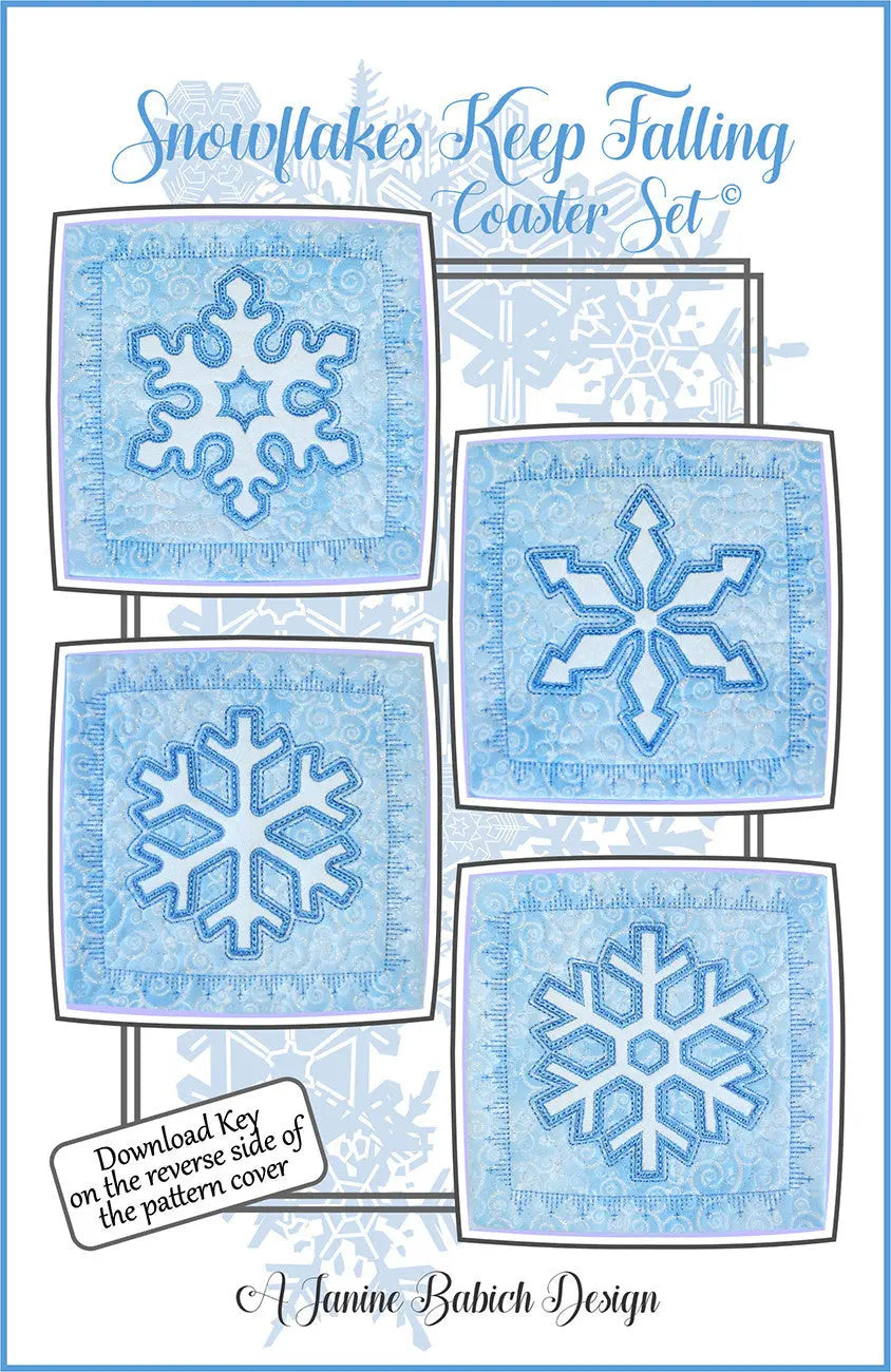 Snowflakes Keep Falling Coaster Set Checker Distributor