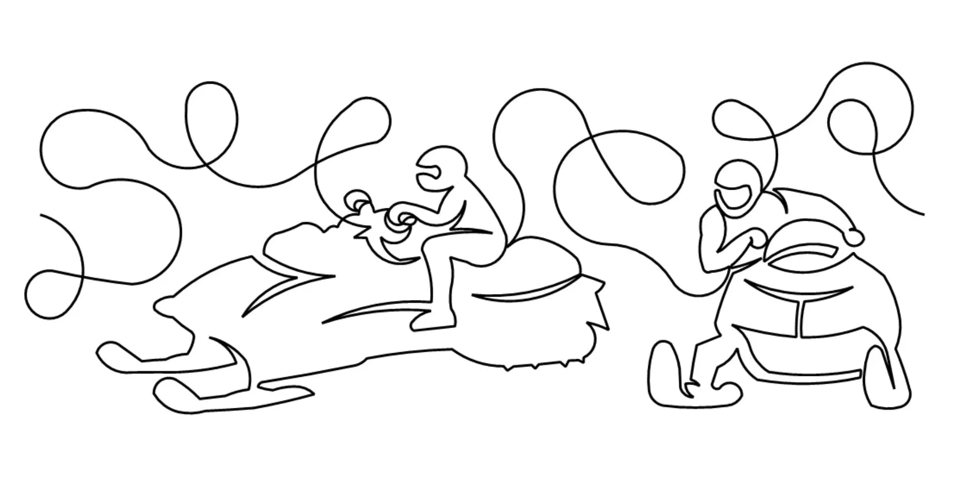 Snowmobile E2E - Linda's Electric Quilters