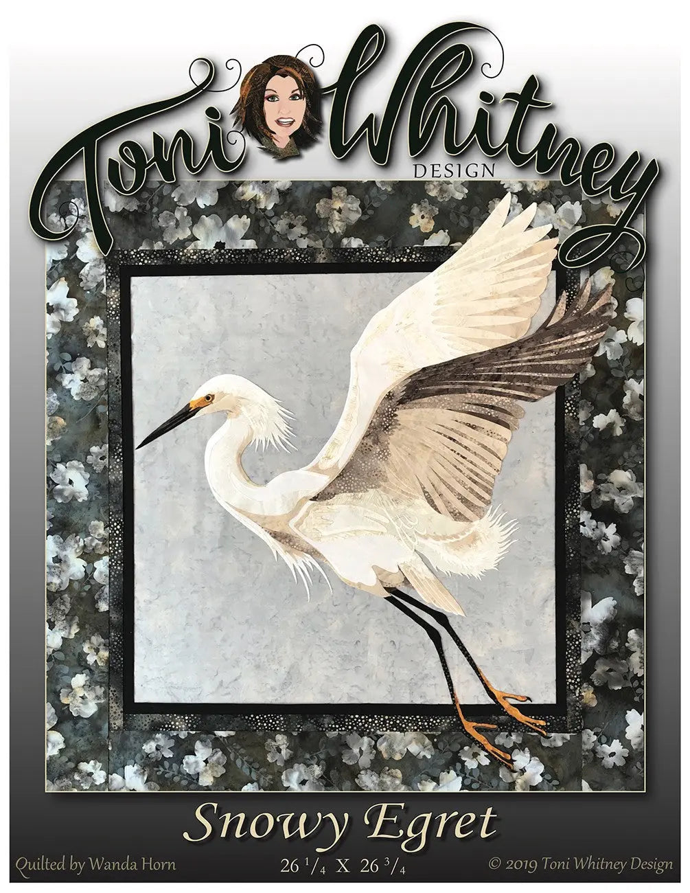Snowy Egret - Linda's Electric Quilters