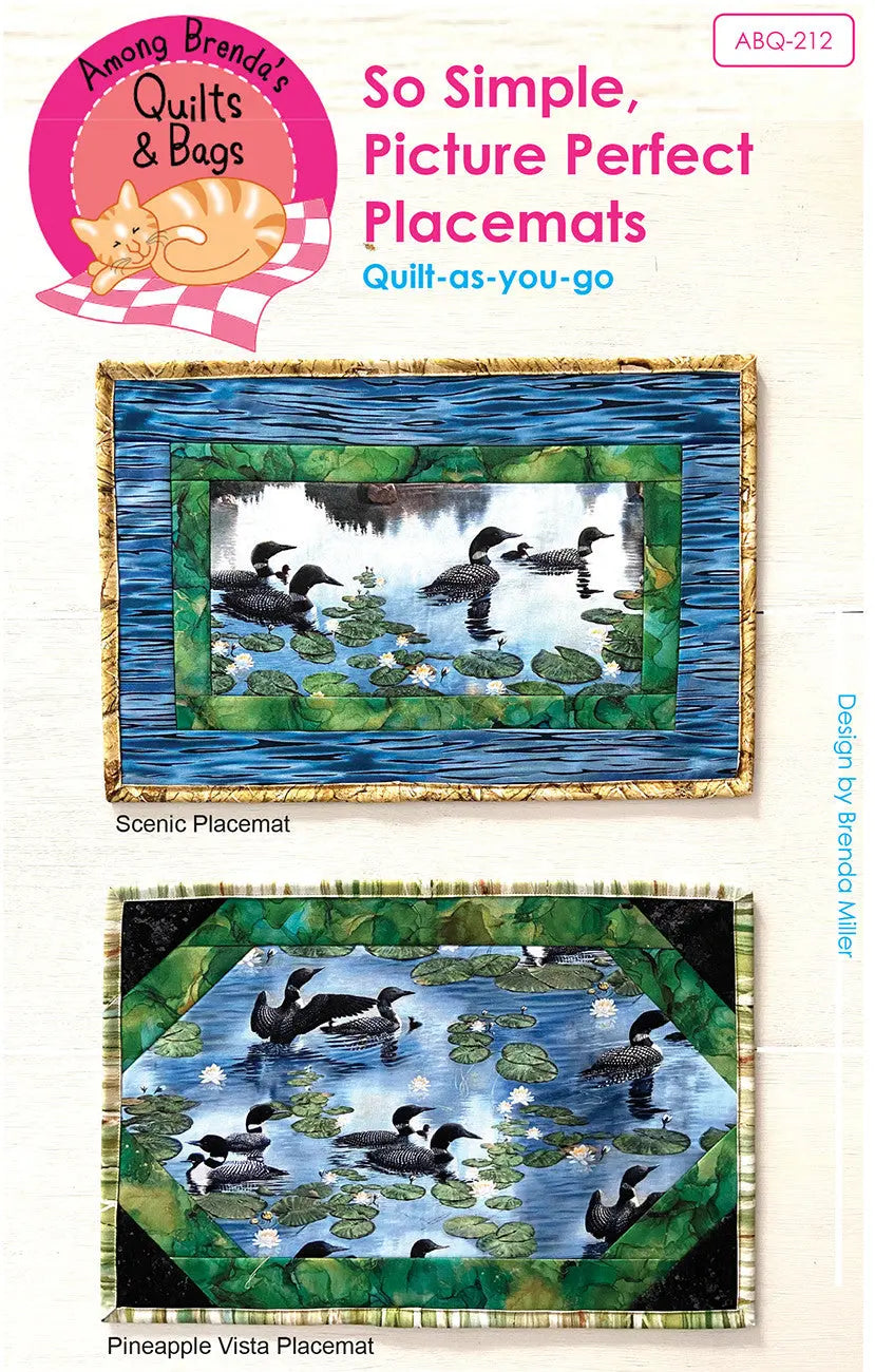 So Simple Picture Perfect Placemats - Linda's Electric Quilters