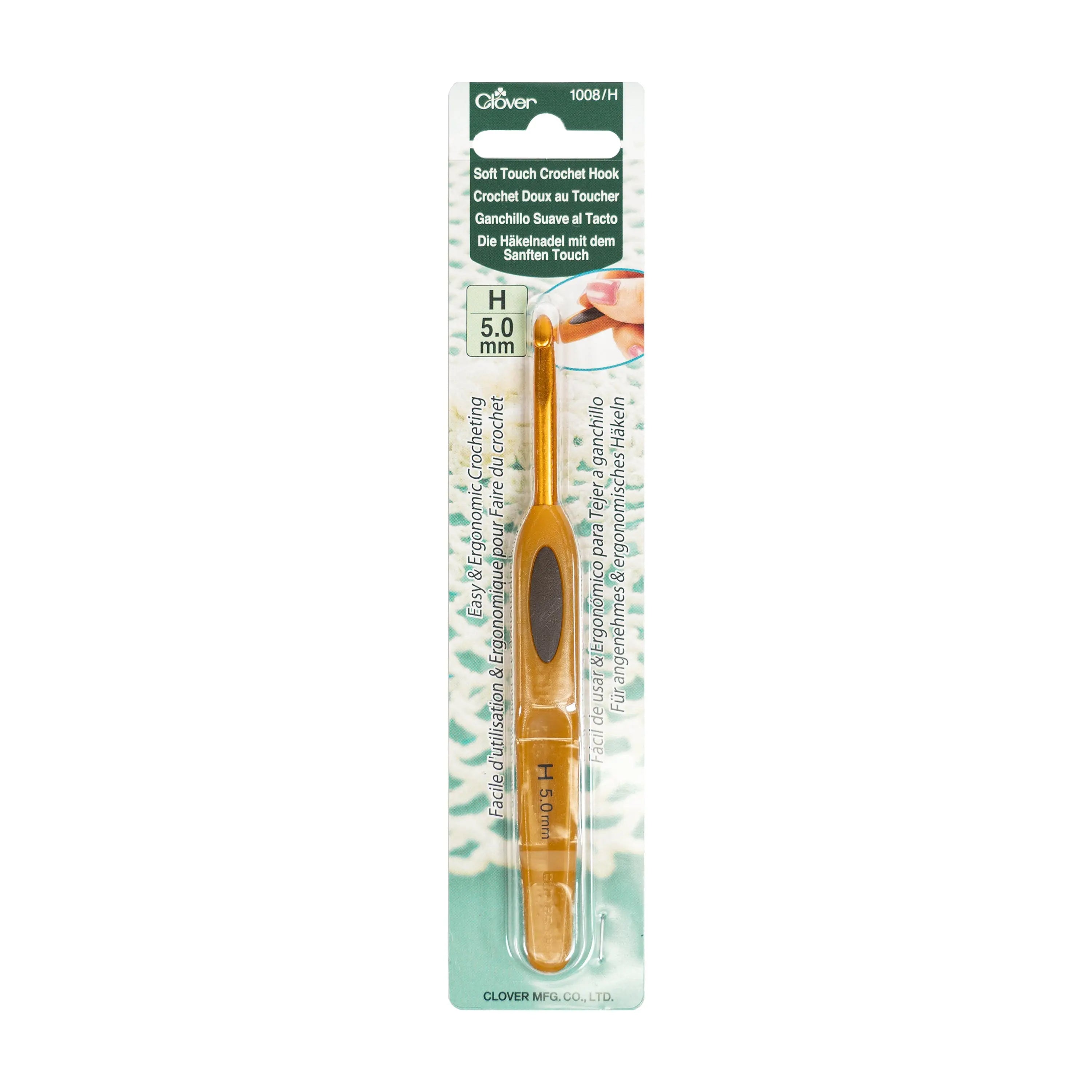 Soft Touch Crochet Hook H (5mm) Clover Needlecraft, Inc.