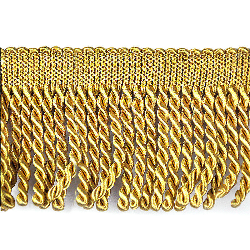 Softer Collection - 4" Width BULLION FRINGE (15 Yard Roll) - BF-4043-10 Gold